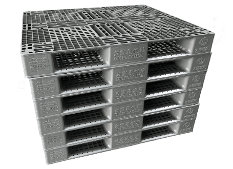 大豐環保再生塑膠棧板，提供單面、川字型與雙面使用款式，適合倉儲物流與企業永續採購。｜Recycled plastic pallet with multiple designs for sustainable logistics by Da Fon Environmental.